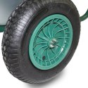 Bituxx Taczka 100l stal ocynkowana koło pneumatyczne 40cm udźwig 150kg lekka 12kg
