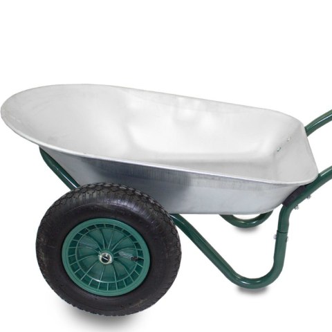 Bituxx Taczka 100l stal ocynkowana koło pneumatyczne 40cm udźwig 150kg lekka 12kg Bituxx Taczka 100l stal ocynkowana koło pneumatyczne 40cm udźwig 150kg lekka 12kg