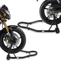 Bituxx STOJAKI MOTOCYKLOWE PRZÓD I TYŁ UNIWERSALNE REGULOWANE SOLIDNE 250 KG