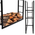 Bituxx Stojak na Drewno Kominkowe Bituxx Stalowy Smukły Design 100cm
