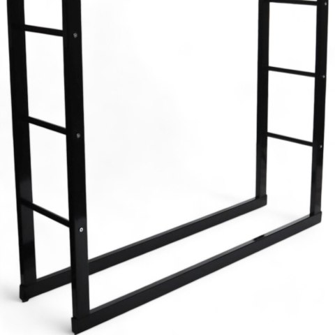Bituxx Stojak na Drewno Kominkowe Bituxx Stalowy Smukły Design 100cm Bituxx Stojak na Drewno Kominkowe Bituxx Stalowy Smukły Design 100cm