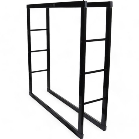 Bituxx Stojak na Drewno Kominkowe Bituxx Stalowy Smukły Design 100cm Bituxx Stojak na Drewno Kominkowe Bituxx Stalowy Smukły Design 100cm