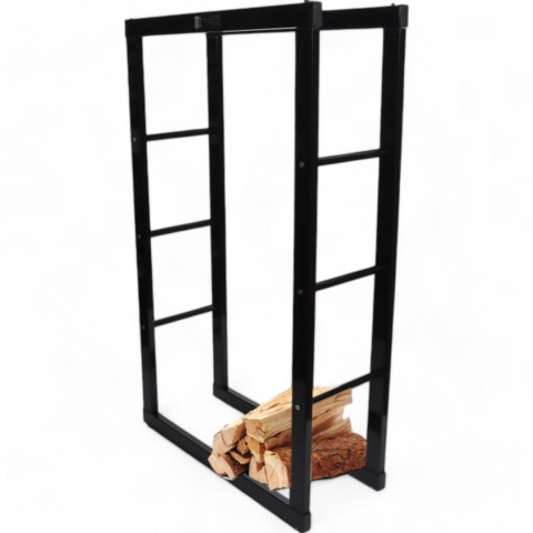 Bituxx Stojak na Drewno Kominkowe Bituxx Stalowy Smukły Design 150cm Bituxx Stojak na Drewno Kominkowe Bituxx Stalowy Smukły Design 150cm