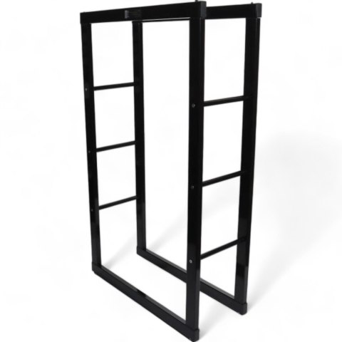 Bituxx Stojak na Drewno Kominkowe Bituxx Stalowy Smukły Design 150cm Bituxx Stojak na Drewno Kominkowe Bituxx Stalowy Smukły Design 150cm