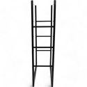 Bituxx Stojak na Drewno Kominkowe Bituxx Stalowy Smukły Design 150cm