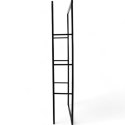 Bituxx Stojak na Drewno Kominkowe Stalowy Smukły Design 150cm