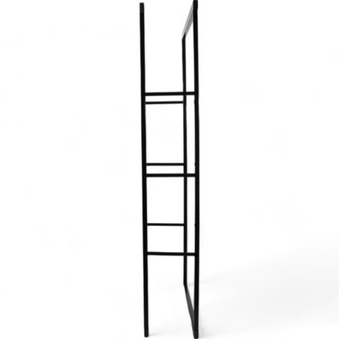 Bituxx Stojak na Drewno Kominkowe Stalowy Smukły Design 150cm Bituxx Stojak na Drewno Kominkowe Stalowy Smukły Design 150cm