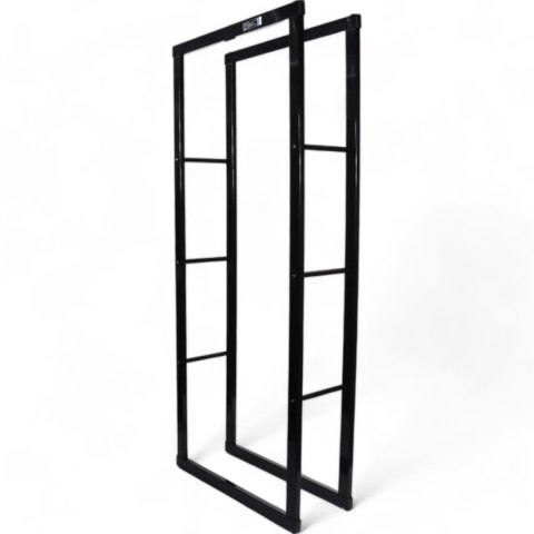 Bituxx Stojak na Drewno Kominkowe Stalowy Smukły Design 150cm Bituxx Stojak na Drewno Kominkowe Stalowy Smukły Design 150cm