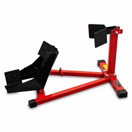 Bituxx Stojak przedni do motocykla czerwono-czarny solidny uniwersalny stabilny