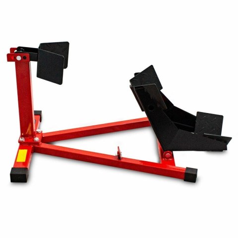 Bituxx Stojak przedni do motocykla czerwono-czarny solidny uniwersalny stabilny Bituxx Stojak przedni do motocykla czerwono-czarny solidny uniwersalny stabilny