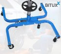 E-hurtownia Stojak na koła i opony stalowy udźwig 150 kg mobilny garaż warsztat 245 mm