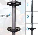 E-hurtownia Stojak na koła i opony stalowy udźwig 150 kg mobilny garaż warsztat 245 mm