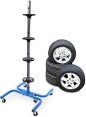 E-hurtownia Stojak na koła i opony stalowy udźwig 150 kg mobilny garaż warsztat 245 mm
