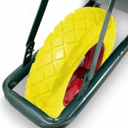 Bituxx Taczka budowlana 100l 250kg stal ocynkowana koło pu pełne wytrzymała