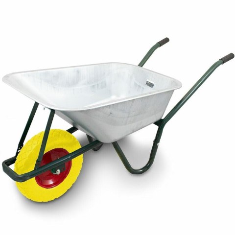 Bituxx Taczka budowlana 100l 250kg stal ocynkowana koło pu pełne wytrzymała Bituxx Taczka budowlana 100l 250kg stal ocynkowana koło pu pełne wytrzymała