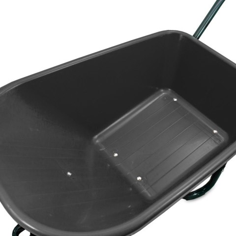 Bituxx Taczka ogrodowa 100l 250kg pvc koło pneumatyczne stalowa lekka wytrzymała Bituxx Taczka ogrodowa 100l 250kg pvc koło pneumatyczne stalowa lekka wytrzymała