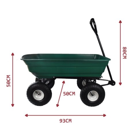 Bituxx Taczka Ogrodowa 120L 240KG Wózek Bituxx Taczka Ogrodowa 120L 240KG Wózek