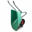 Bituxx Taczka ogrodowa 100L 250kg misa PVC czarne koło PU