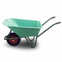 Bituxx Taczka ogrodowa 100L 250kg misa PVC czarne koło PU