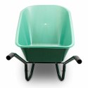 Bituxx Taczka ogrodowa 100L 250kg misa PVC czarne koło PU