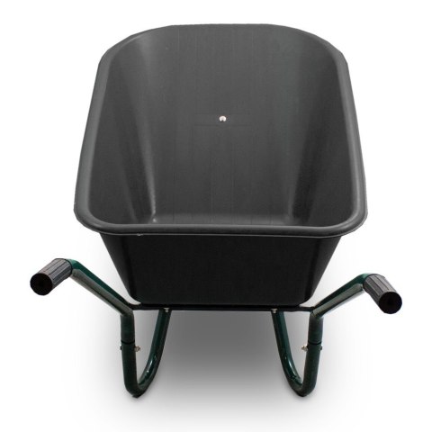 Bituxx Taczka ogrodowa 100L 250kg misa PVC czarne koło PU Bituxx Taczka ogrodowa 100L 250kg misa PVC czarne koło PU
