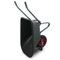 Bituxx Taczka ogrodowa 100L 250kg misa PVC czarne koło PU