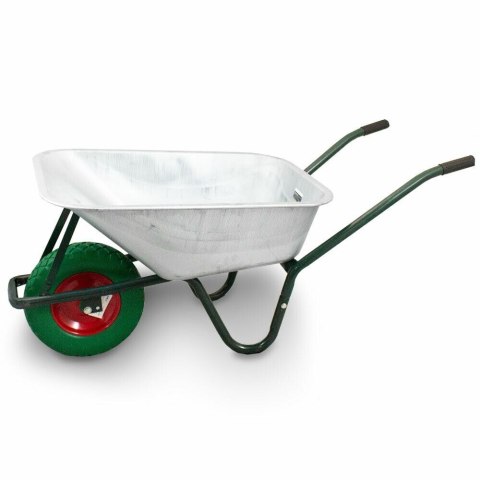 Bituxx Taczka budowlana 100l 250kg z kołem pu 40cm stalowa misa lekka Bituxx Taczka budowlana 100l 250kg z kołem pu 40cm stalowa misa lekka