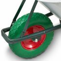 Bituxx Taczka budowlana 100l 250kg z kołem pu 40cm stalowa misa lekka