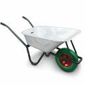 Bituxx Taczka budowlana 100l 250kg z kołem pu 40cm stalowa misa lekka