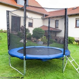Bituxx TRAMPOLINA 250 cm + DRABINKA + SIATKA + OSŁONA