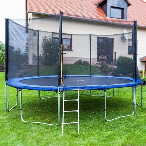 Bituxx TRAMPOLINA 430 cm + DRABINKA + SIATKA + OSŁONA