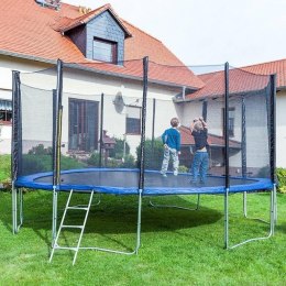 Bituxx TRAMPOLINA 490 cm + DRABINKA + SIATKA + OSŁONA