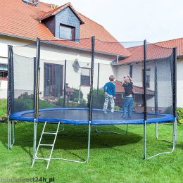 Bituxx TRAMPOLINA 490 cm + DRABINKA + SIATKA + OSŁONA