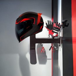Bituxx Uchwyt ścienny do kasku motocyklowego kluczy kombinezonu Czarny