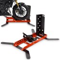 E-hurtownia Uchwyt transportowy do motocykla stojak koła 15-22 cale podnośnik 450 kg
