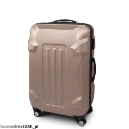 E-hurtownia Walizka podróżna ABS ARMOR rozmiar XL Beżowy