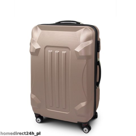 E-hurtownia Walizka podróżna ABS ARMOR rozmiar XL Beżowy E-hurtownia Walizka podróżna ABS ARMOR rozmiar XL Beżowy