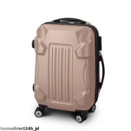 E-hurtownia Walizka podróżna ABS ARMOR rozmiar M Beżowy