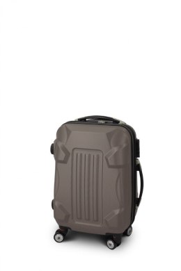 E-hurtownia Walizka podróżna ABS ARMOR rozmiar M Brązowy