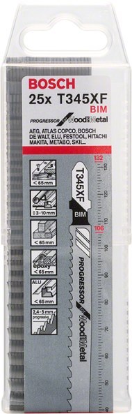 BOSCH BRZESZCZOT DO WYRZYNARKI T345XF 25SZT.
