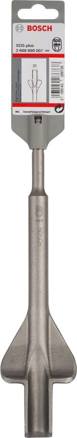 BOSCH DŁUTO BRUZDOWNIK SDS+ SKRZYDEŁKOWE/KANAŁOWE 22*250MM BOSCH DŁUTO BRUZDOWNIK SDS+ SKRZYDEŁKOWE/KANAŁOWE 22*250MM