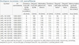 ARVEX DYBEL RAMOWY Z HAKIEM KĄTOWYM ARL 10/100MM