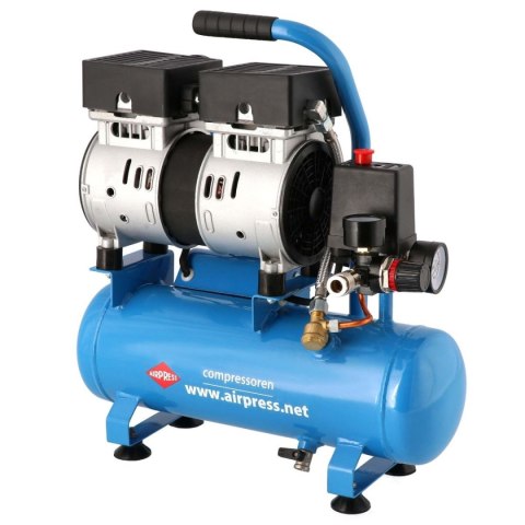 AIRPRESS KOMPRESOR BEZOLEJOWY 6L L 6-105 WYCISZONY AIRPRESS KOMPRESOR BEZOLEJOWY 6L L 6-105 WYCISZONY