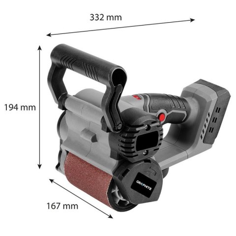 GRAPHITE SATYNIARKA AKUMULATOROWA ENERGY+ 18V, BEZ AKUMULATORA GRAPHITE SATYNIARKA AKUMULATOROWA ENERGY+ 18V, BEZ AKUMULATORA