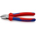 KNIPEX SZCZYPCE TNĄCE BOCZNE 180MM, POWLEKANE
