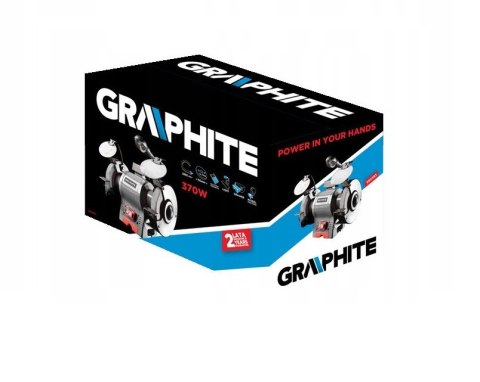 GRAPHITE SZLIFIERKA STOŁOWA 150MM 370W GRAPHITE SZLIFIERKA STOŁOWA 150MM 370W