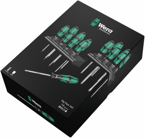 WERA ZESTAW 14 WKRĘTAKÓW KRAFTFORM +WIESZAK WERA ZESTAW 14 WKRĘTAKÓW KRAFTFORM +WIESZAK