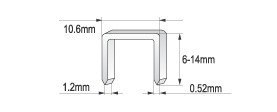 YATO ZSZYWACZ MŁOTKOWY 6-10MM YATO ZSZYWACZ MŁOTKOWY 6-10MM