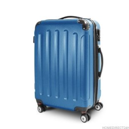 E-hurtownia Walizka podróżna ABS STRIPES rozmiar XL Błękitny