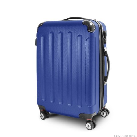 E-hurtownia Walizka podróżna ABS STRIPES rozmiar XL Niebieski E-hurtownia Walizka podróżna ABS STRIPES rozmiar XL Niebieski